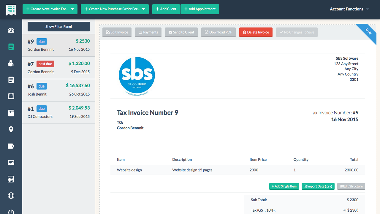 Invoice365 Screenshot 2